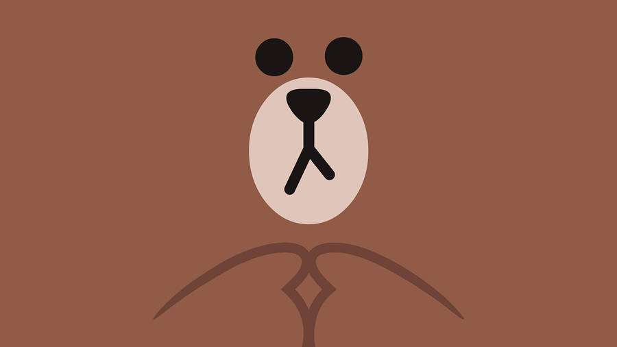 Brown Bear Character Wallpaper
