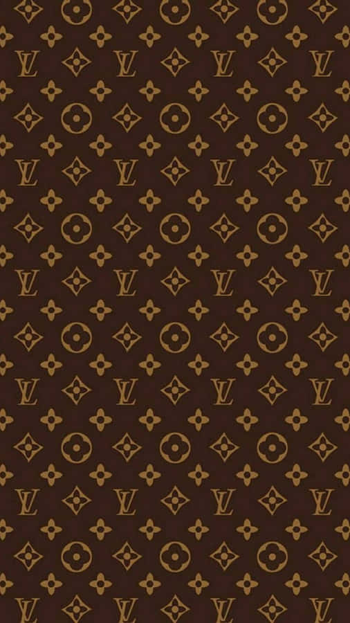 Brown Louis Vuitton Designer Wallpaper