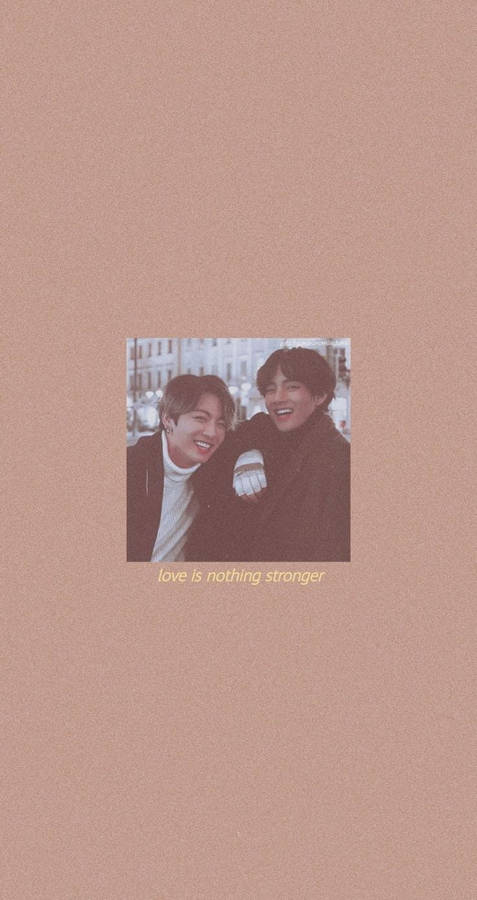 Brown Taekook Bts Wallpaper