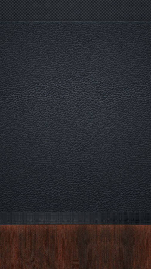 Brown Wood And Black Leather Iphone Wallpaper