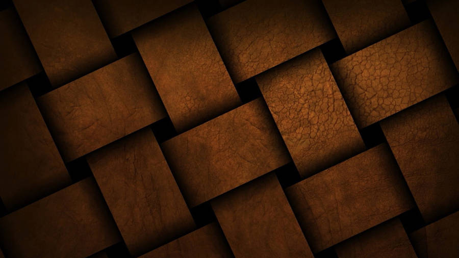 Brown Woven Aesthetic Pattern Wallpaper