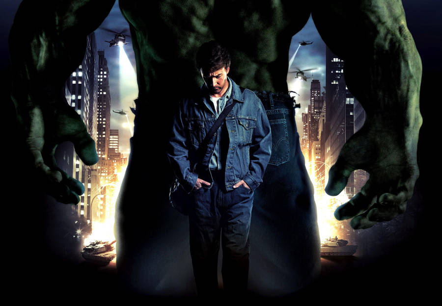 Bruce Banner And Incredible Hulk Wallpaper