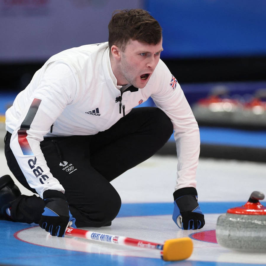 Bruce Mouat British Curling Athlete Wallpaper