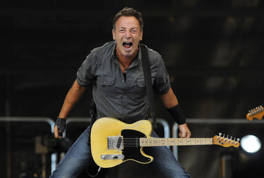 Bruce Springsteen In London Hyde Park Wallpaper