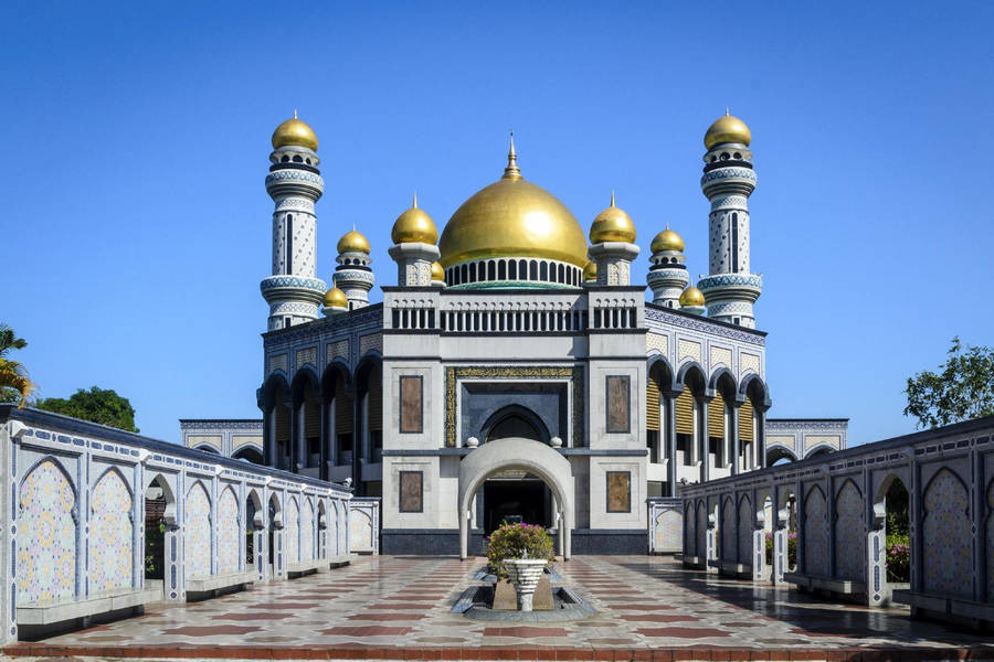 Brunei Jame' Asr Hassanil Bolkiah Mosque Wallpaper