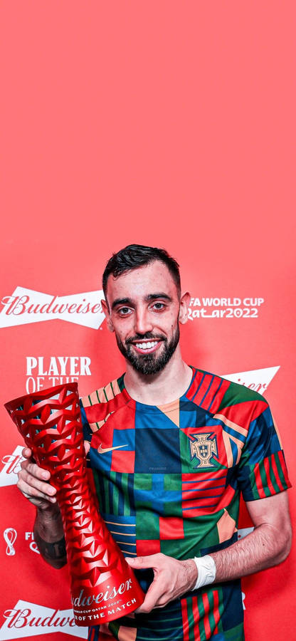 Bruno Fernandes Budweiser Trophy Wallpaper