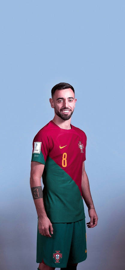 Bruno Fernandes Studio Portrait Wallpaper