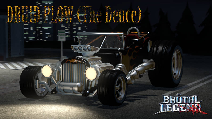 Brutal Legend Deuce Vehicle Poster Wallpaper