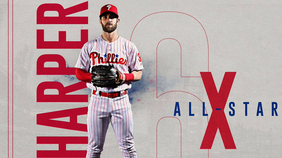 Bryce Harper 6 All-star Wallpaper