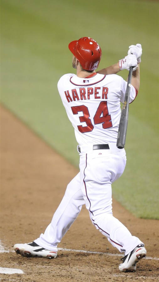 Bryce Harper Baseball Bat Wallpaper