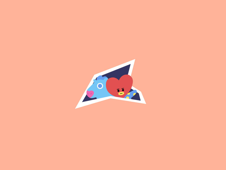 Bt21 Tata And Mang Wallpaper