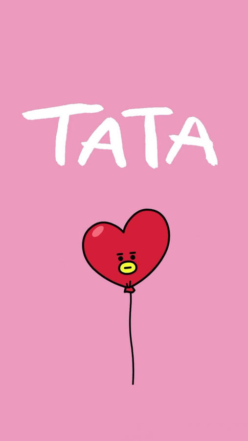 Bt21 Tata Balloon Wallpaper