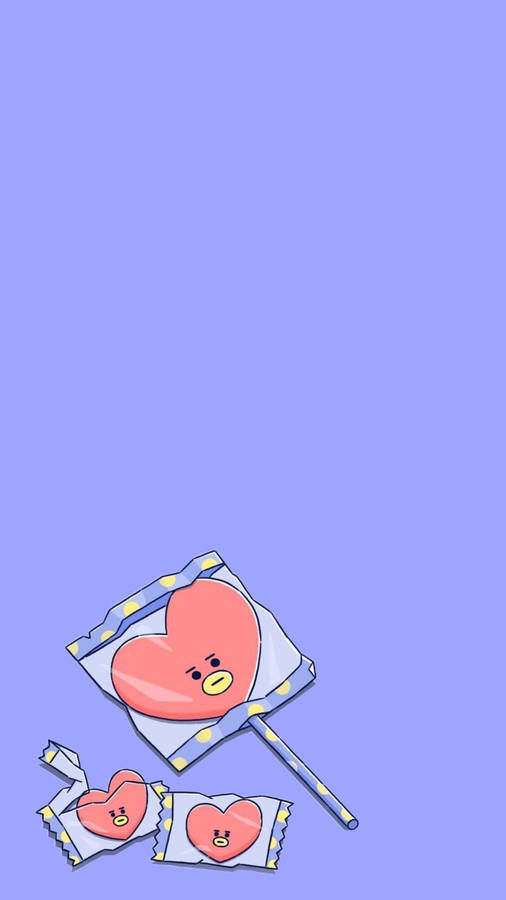 Bt21 Tata Candies Wallpaper