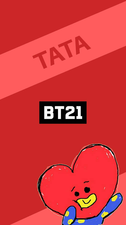 Bt21 Tata Dab Wallpaper