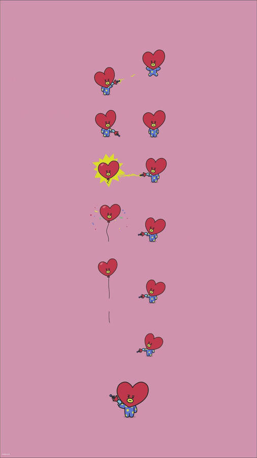 Bt21 Tata Ray Gun Adventures Wallpaper