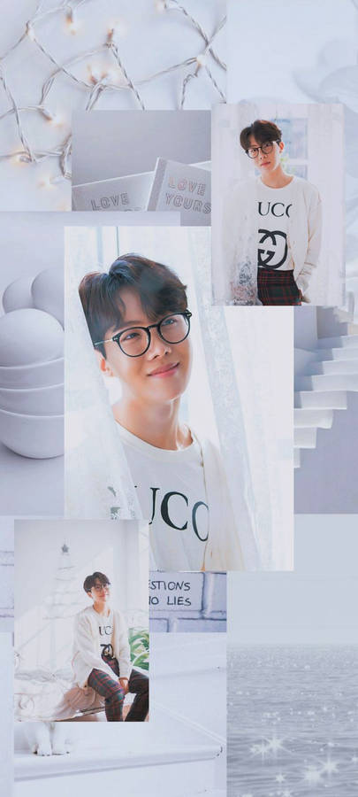 Bts Aesthetic Jhope On White Wallpaper