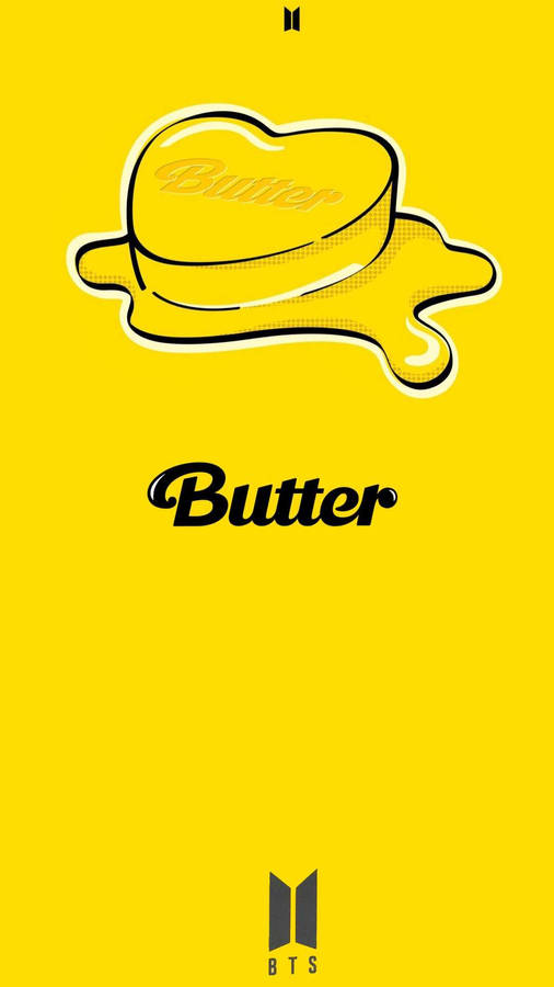 Bts Butter With Logo Wallpaper