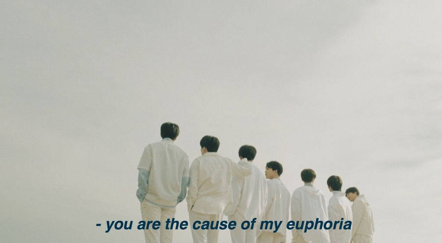 Bts Euphoria Lyrics Laptop Wallpaper