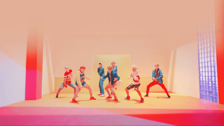 Bts Pink Room Desktop Wallpaper Wallpaper