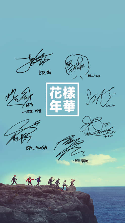 Bts Signed Album Iphone Wallpaper