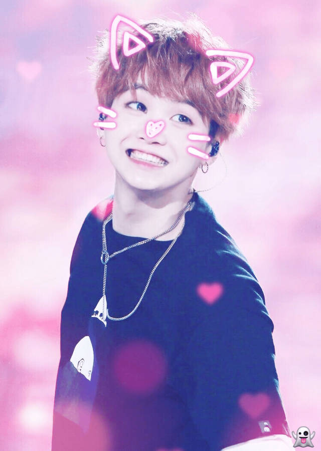 Bts Suga Cute Whiskers Wallpaper