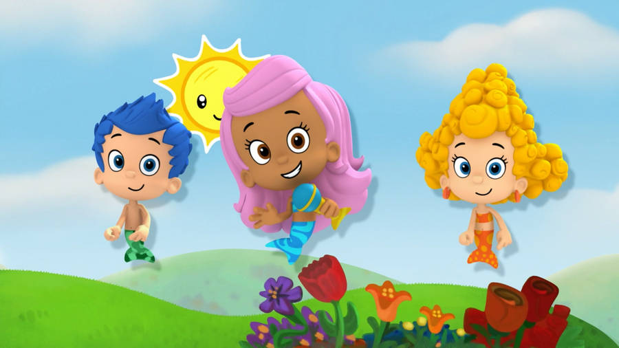 Bubble Guppies Gill Molly Deema Wallpaper