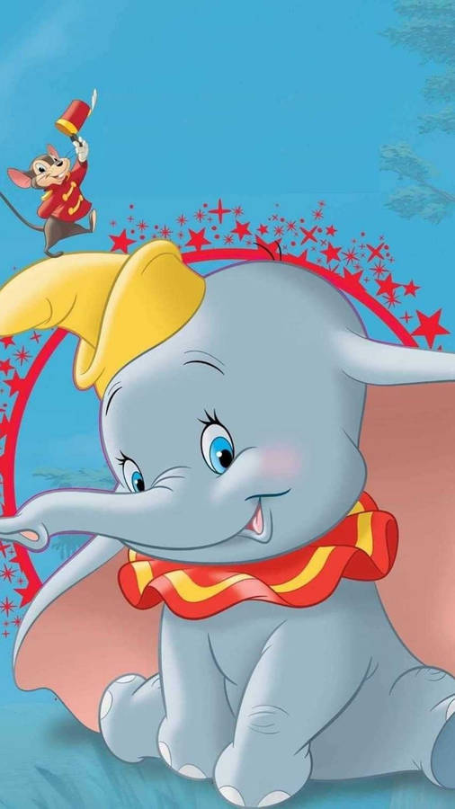 Bubbly Elephant Dumbo Wallpaper