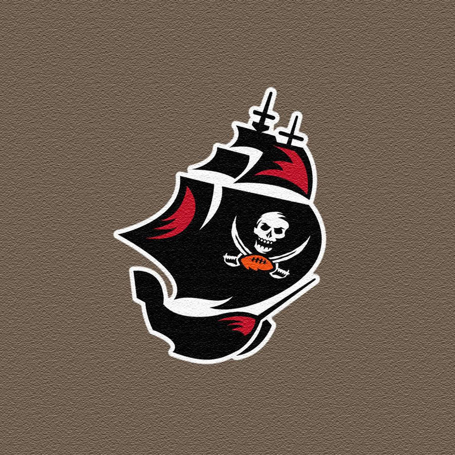 Buccaneers Ship Brown Background Wallpaper