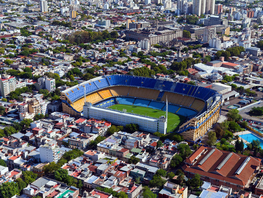 Buenos Aires Aerial La Bombonera Wallpaper