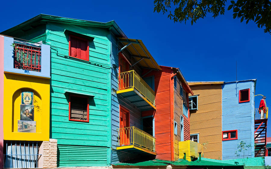 Buenos Aires El Caminito Street Museum Wallpaper