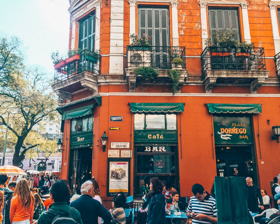 Buenos Aires San Telmo Plaza Dorrego Wallpaper