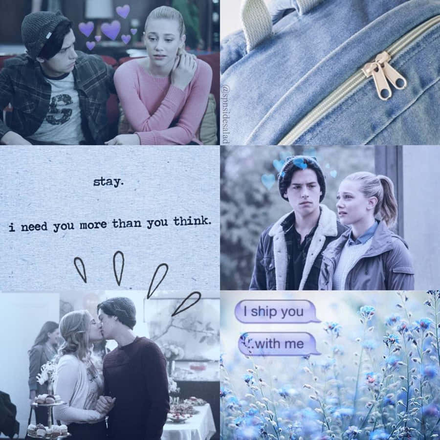 Bughead Collage Fan Edit Wallpaper