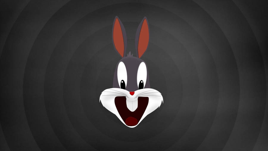 Bugs Bunny On Dark Mode Wallpaper