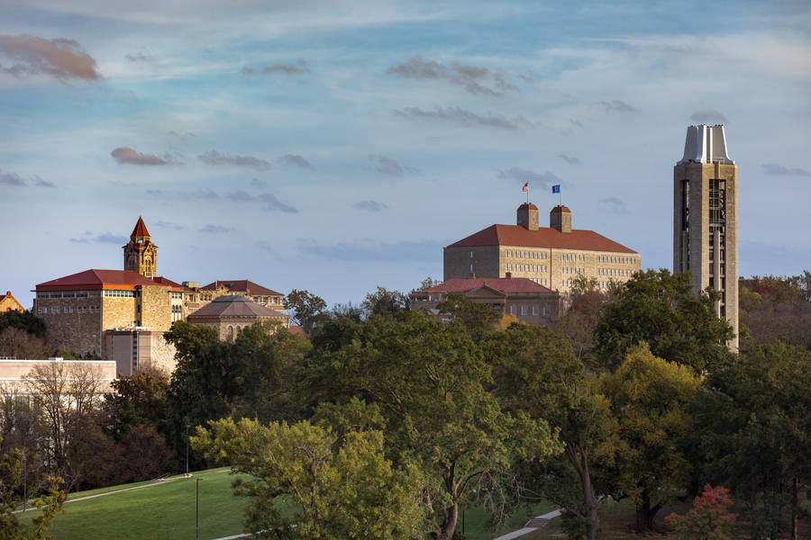 Buildings At University Of Kansas Wallpaper