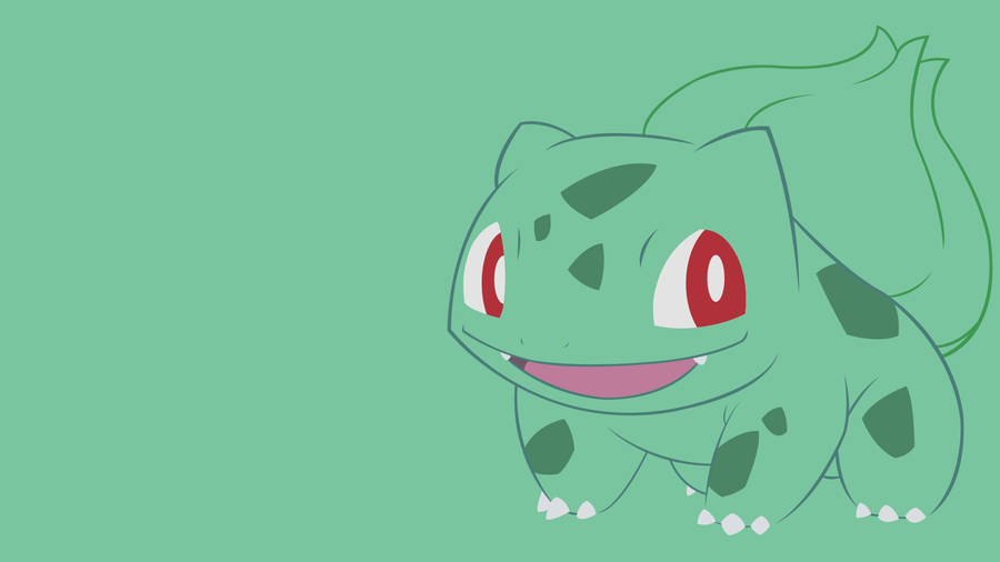 Bulbasaur Shining In The Green Wallpaper