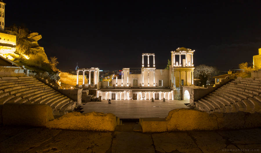 Bulgaria Ancient Theatre Of Philippopolis Wallpaper