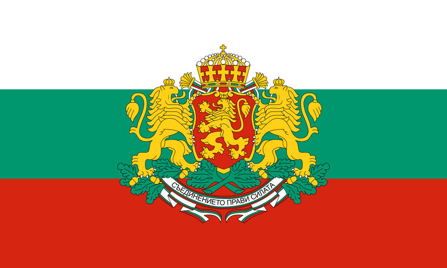 Bulgaria Coat Of Arms Flag Wallpaper