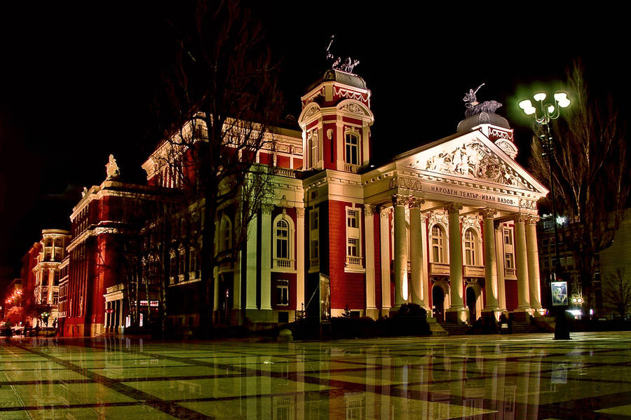 Bulgaria Ivan Vazov National Theatre Wallpaper