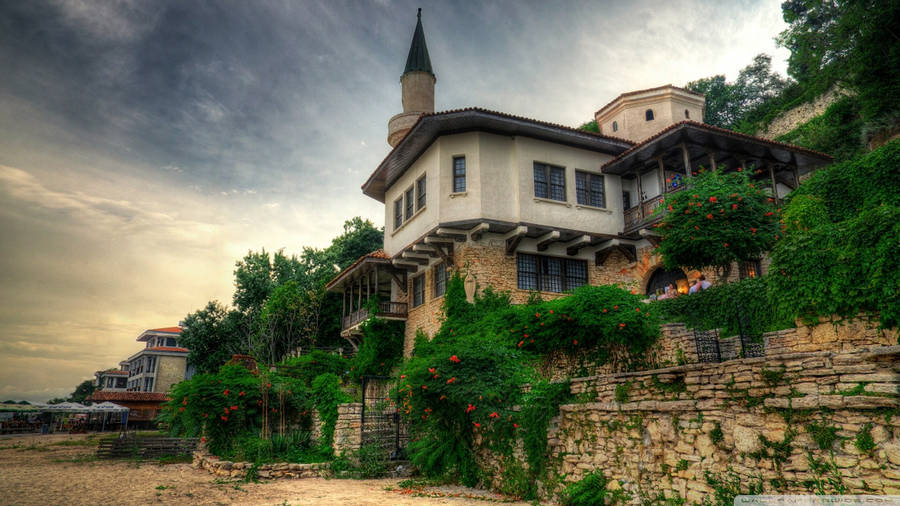 Bulgaria The Balchik Palace Wallpaper