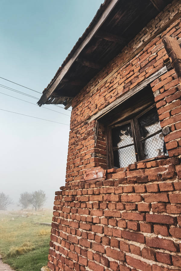 Bulgarian Brick House Wallpaper