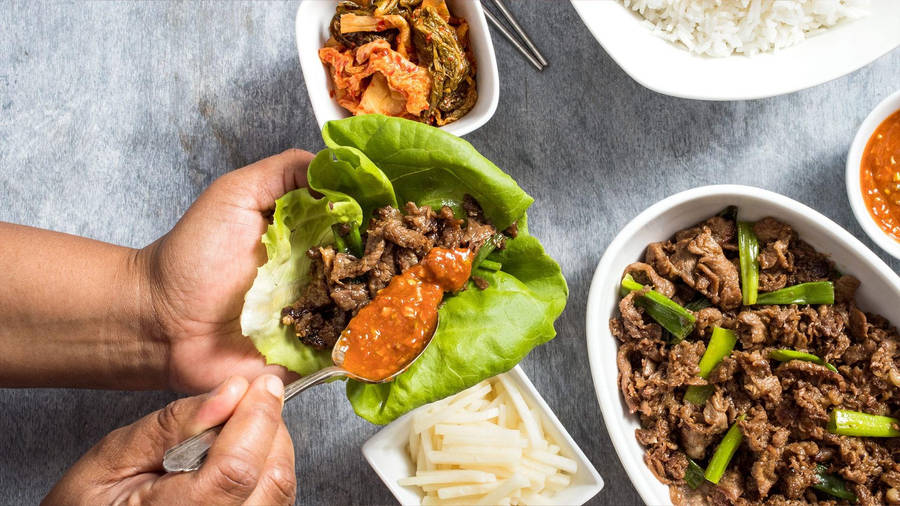 Bulgogi Sauce Lettuce Wallpaper