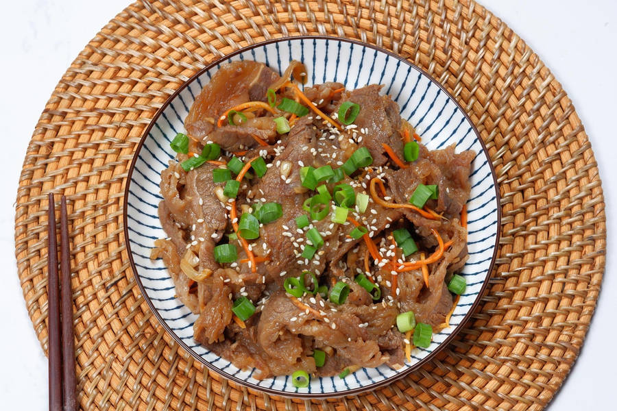 Bulgogi Sesame Carrots Wallpaper