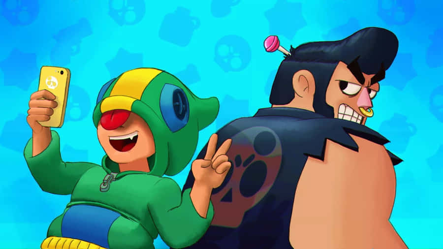 Bull And Leon Brawl Stars Wallpaper