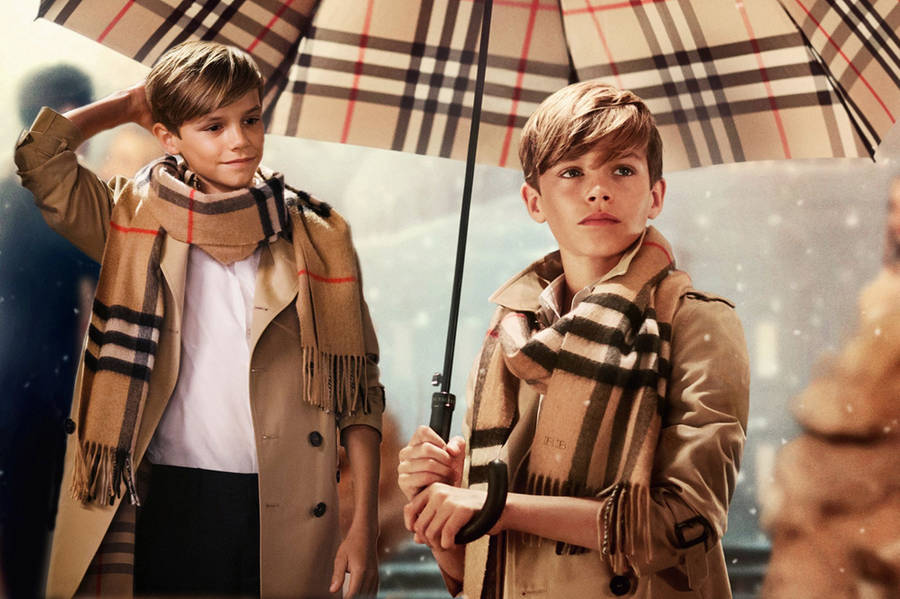 Burberry Child Model Romeo Beckham Wallpaper