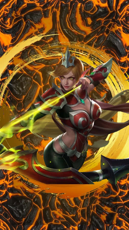 Burning Bow Miya Mobile Legend Wallpaper