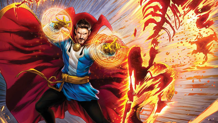 Burnt Monster Superhero Doctor Strange Wallpaper