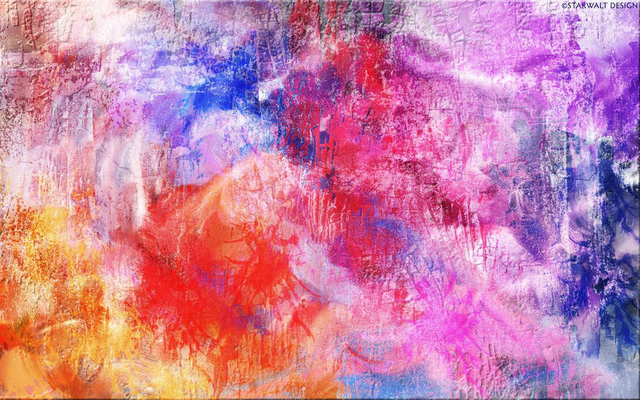 Burst Of Colorful Digital Art Wallpaper