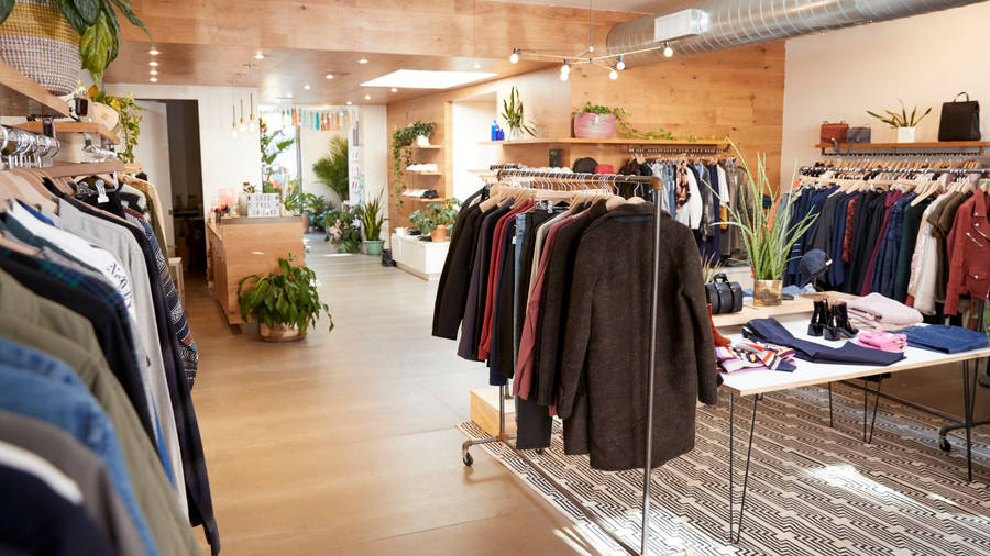 Business Clothing Fashion Shop Wallpaper