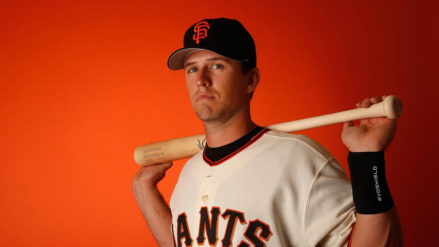 Buster Posey Orange Wallpaper