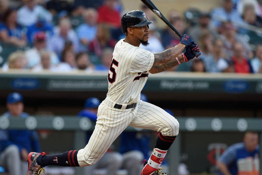 Byron Buxton In Batting Pose Wallpaper